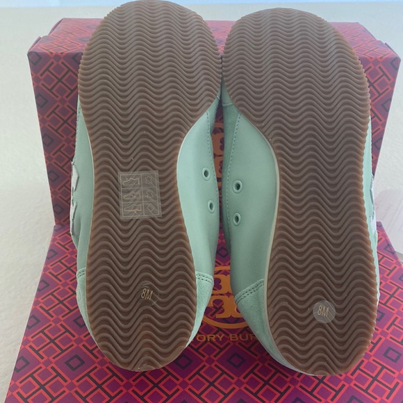 Tory Burch - Tory Sneakers Mint Chip Suede/Calf Leather NWT - Picture 8 of 9